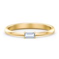 thumbnail image 1 of East-West Stackable Baguette Ring in 10K Yellow Gold, 1 of 3