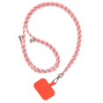 thumbnail image 5 of XZNGL Neck Mobile Phone Lanyard Universal Phone Lanyard Patch Nylon Patch Phone Lanyard Adjust Straps Net Red Fashion Mobile Phone Lanyard Hanging Neck Safe and Lost Fixed Card, 5 of 5