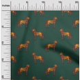 thumbnail image 1 of oneOone Georgette Viscose Fabric Horse Block Printed Craft Fabric BTY 42 Inch Wide, 1 of 4