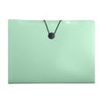 thumbnail image 1 of Btomtd A4 Accordion File Bag 12 Grids Large Capacity Test Paper And Tickets Storage Bag Multi Layer Transparent Office Classification Folder, Green, 1 of 6