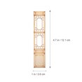 thumbnail image 3 of Unfinished Wood Door Window Piece Blank Wood Slice Children DIY Craft Prop, 3 of 9