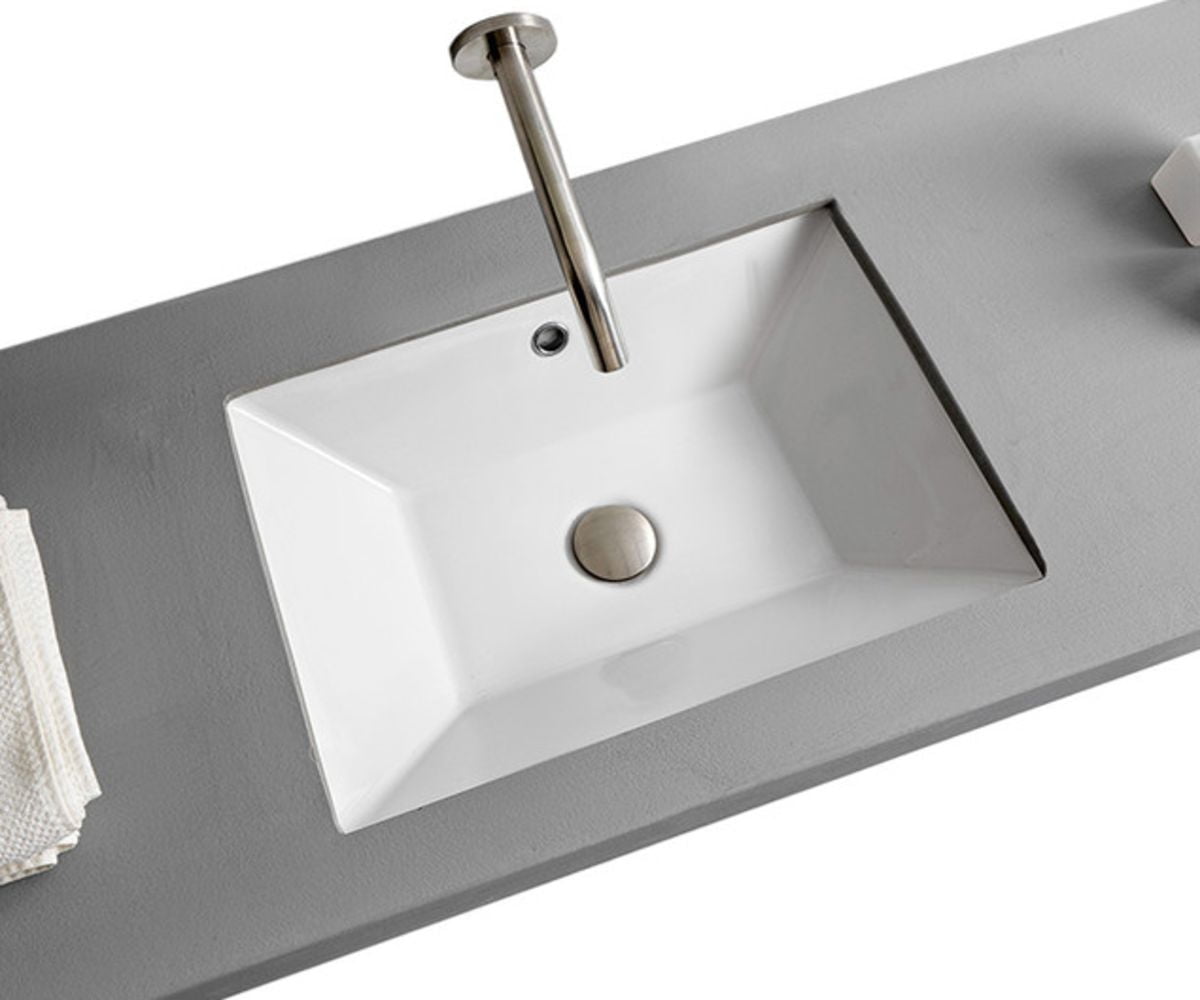 DROP Bath and Kitchen DR091177 Undermount Bathroom Sink Set