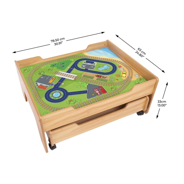 100 Piece Wooden Train Table - Walmart.ca