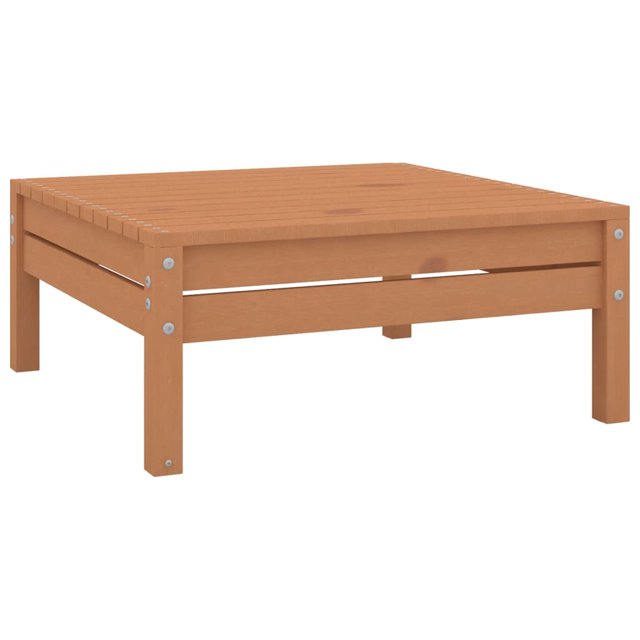 vidaXL Tabouret de Jardin en Pin Massif Brun Miel