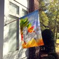 thumbnail image 2 of Carolines Treasures CK1940CHF Drapeau Caniche Argenté d'Automne en Toile Format Maison, 2 of 4