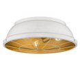thumbnail image 2 of Golden Lighting 7312-FM16 FW Bartlett Flush Mount Ceiling Light, French White, 2 of 5