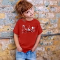 thumbnail image 2 of Chandail Court de Danse 2t Chandails à Manches Longues Filles Garçon et Fille Mode Décontractée Imprimé Col Rond Ample T-Shirt à Manches Courtes Haut, 2 of 4