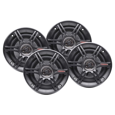 Crunch CS-653 300 Watts 6.5-Inch 3-Way 4 Ohms Car CS Speakers, Black, 2 Pair
