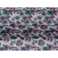 thumbnail image 4 of oneOone Velvet Sky Blue Fabric Florals Craft Projects Decor Fabric Printed By The Yard 58 Inch Wide-BTM, 4 of 4