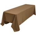 thumbnail image 1 of ORUYROP 210GSM Rectangle Table Cloth-Heavy Duty Water Resistance Microfiber Tablecloth, Decorative Fabric Table Cover for Outdoor and Indoor Use (Coffee,90x132 Inch), 1 of 7