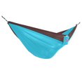 thumbnail image 1 of Vivere Ltd Vivere Parachute Double Chocolate/Turquoise Hammock, 1 of 11