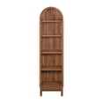 thumbnail image 4 of Bibliothèque étroite à dessus arqué Juliet de Better Homes & Gardens, noyer, pour adultes, 4 of 11