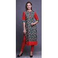 thumbnail image 2 of Bimba PrintedKurtiSummer Wear Kurta Straight Tunic Dresses For Women, 2 of 6