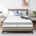 thumbnail image 1 of taoruifang 10 Inch white Full Mattress  Memory Foam Mattress with Pocket Spring, Soft & Comfortable Medium Firm, 1 of 13