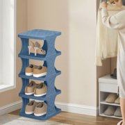 Amzcrzy Plastic Five Tier Shoe Rack Shoe Rack Concise Shoe Rack Multi-Layer Household Doorway Shoe Storage Rack Dormitory Rental Room Shoe Storage Rack Concise Shelf Dresser Dorm Room Essentials