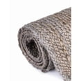 thumbnail image 5 of Aizza Trends 9x12 Ft Oval Gray Jute Area Rug, Boho Chic Natural Jute Area Rug - Hand-Braided, Rustic Farmhouse Decor for Living Room Carpet,, 5 of 5