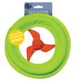 thumbnail image 1 of Le Spectacle et la Queue, Flotter et Rapporter Jouet Jeté pour Animal en Nylon Imperméable Amusant - AquaPaw, Taille 8,5 Pouces, Vert, 1 of 1