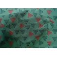 thumbnail image 4 of oneOone Cotton Silk Fabric Triangle Block Print Fabric BTY 42 Inch Wide, 4 of 4
