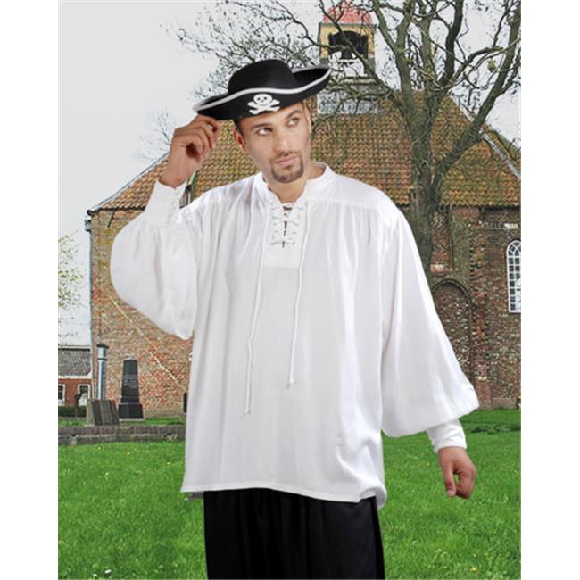 The Pirate Dressing C1099 Chemise Capn Quincy - Blanc - Grand