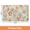 thumbnail image 4 of Green Modern Floral Washable Carpet - 20x32 Inch Non-Slip Rug for Bedroom, Bathroom, Entryway and Laundry Room - Distressed Small Accent Area Rug, 4 of 5