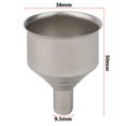 thumbnail image 4 of Stainless Steel Hip Flask Funnel Oil Bottles Hopper for Kitchen Pocket Whisky, 4 of 11