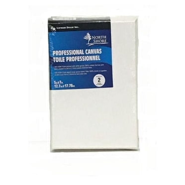Toile professionnelle North Shore 5" x 7"