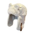 thumbnail image 1 of GUOOL Animal Ears Trapper Hat Lightweight Cute Comfortable Warm Ear Protection Hat for Beige, 1 of 9
