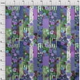 thumbnail image 4 of oneOone Polyester Spandex Medium Blue Fabric Asian Mix Floral Sewing Craft Projects Fabric Prints By Yard 56 Inch Wide, 4 of 4