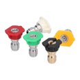 thumbnail image 2 of 5PCS 1/4in High Pressure Washer Spray Nozzle Tip Stainless Steel QuickConnect Nozzle Tool, 2 of 14