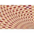 thumbnail image 1 of Ahgly Company Tapis d'Intérieur Lavables en Machine Rectangle Transitionnel Kaki Or, 8' x 10', 1 of 7