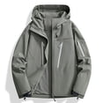 thumbnail image 2 of Sentmoon Winter Coats Oversized Hooded Neck Long Sleeve Ladies Jackets Zipper Solid Color Windproof Waterproof Woman Clothes Fall and Winter Delightful for Backpacking and Camping, 2 of 4