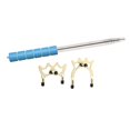 thumbnail image 3 of S SERENABLE Billiards Pool Cue Stick Billiards Cue Bridge Head for Game Party Pool Table 1Rod 2 Low High Head, 3 of 9