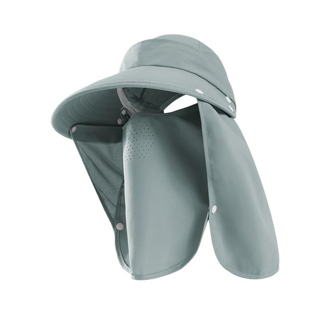 Chapeau Seau à Large Bord en Polyester Visière de Pêcheur pour Style Pêche en Plein Air