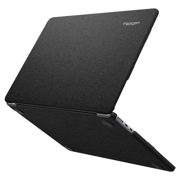 Spigen for MacBook Air 13 inch Case M4 (2025), MacBook Air 13 inch M3/M2 (2024-2022), Urban Fit Protective Premium Fabric Case Cover, 13.6 inch, A3240, A3113, A2681, Black