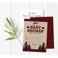 thumbnail image 4 of Inkdotpot 30 Cartes d'Invitation de Shower de Bébé Style à Remplir Kraft Neutres pour le Genre Bûcheron Invitations Vierges, 4 of 6