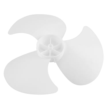 Lame de Ventilateur, 2 Pcs Lame de Ventilateur en Plastique Anti-Usure Trois Feuilles Accessoires de Ventilateur Remplacement de Lame de Ventilateur pour Maison d'Été