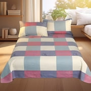 Home Textile Boutique Clearance Blowout Sale! YHJFZM Bedding Sets -All Season Bedding Sheet Comforters Sets With 2 Pillow Cases 3 Pcs Bed Set Down Sheet Set Shrinkage And Fade Resistants Easy Care
