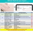 thumbnail image 2 of DuraSafe Cases iPad PRO 12.9 Inch 4th 5th 6th [ Pro 12.9 4 5 6 ] MY3K2LL/A MY3J2LL/A MY2H2LL/A MY2J2LL/A TriFold PC Lightweight Smart PU Leather Protective Hard Back Cover - Pink, 2 of 8