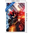 thumbnail image 2 of Sonic the Hedgehog 3 - Shadow Motorcycle One Sheet Wall Poster, 14.725" x 22.375" Framed, 2 of 4