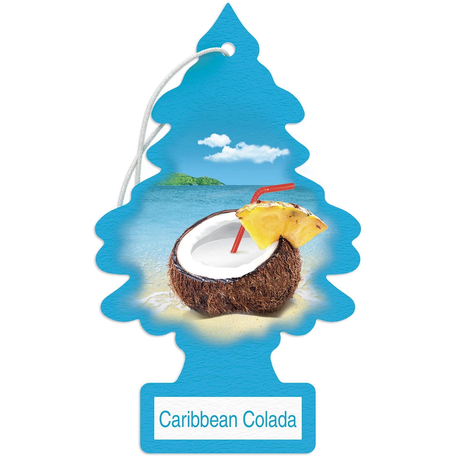 LITTLE TREES air freshener Caribbean Colada 6-Pack