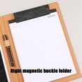 thumbnail image 4 of Yhmxh Office Supplies Office Desk Accessories Office Organizer Desk Organizers Multi-function Business Folder Leather Manager Splint Magnet Contract Folder Business Contract Book, 4 of 6