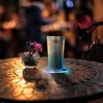 thumbnail image 2 of LED Flashing Coaster, RGB Light Up Cup Mat, Waterproof Bar Base Light for Drinks, Luminous Pad for Party, KTV, and Cocktail Gatherings, 2 of 8