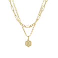 thumbnail image 1 of RYRDWP Collier Chaîne Plaqué Or pour Femmes Collier Superposé, 1 of 1