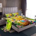 thumbnail image 1 of Erosebridal Easter Rabbit Full Sheet Sets,Floral Eggs Bedding Full Size,Festival Room Decorative,Lightweight,4-Piece, 1 of 7
