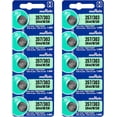 thumbnail image 1 of Murata 357/303 SR44/W/SW Battery 1.55V Silver Oxide Watch Button Cell (10 Batteries), 1 of 5