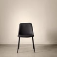 thumbnail image 4 of Bouclair Black Faux Leather and Metal Dining Chair, 4 of 10