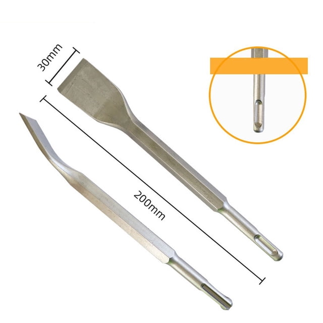 1PC Ciseaux Bits SDS-PLUS Manche Rond pour Marteau Électrique 45 Acier au Carbone