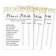 thumbnail image 1 of Inkdotpot Gold ConfettiBachelorette Party Bridal Shower Collection Polish Or PornGameCards 50-Pack Bulk Party ActivityGame, 1 of 1