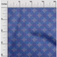 thumbnail image 1 of oneOone Cotton Poplin Fabric Leaves & Geometric Block Decor Fabric Printed BTY 42 Inch Wide, 1 of 4