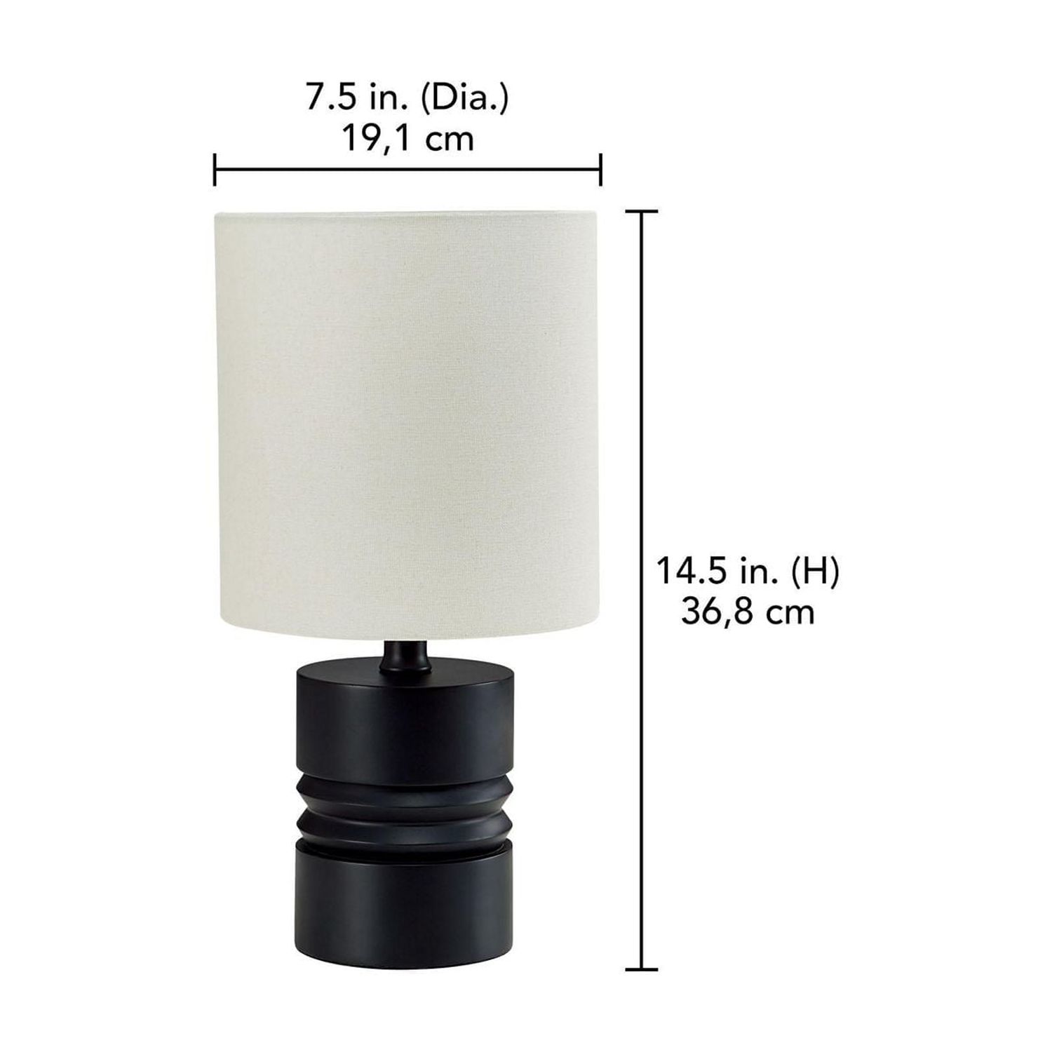 Mainstays 14.5 inch Polyresin Table Lamp